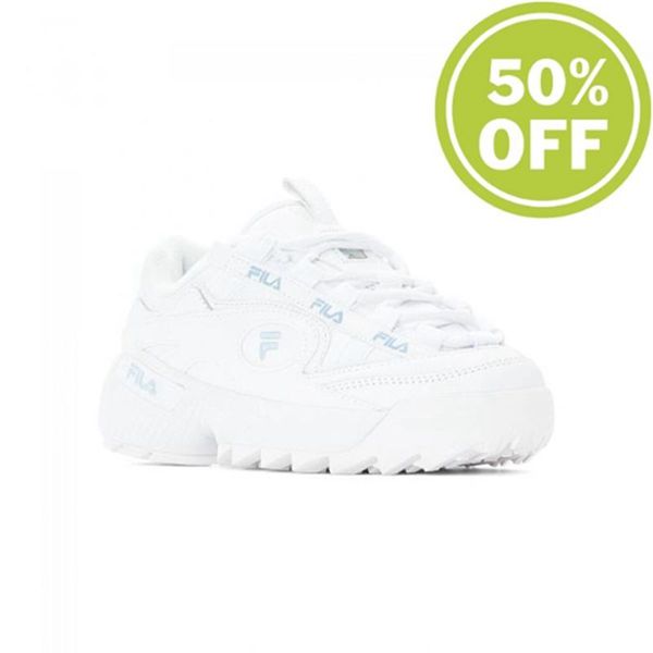 Fila D Formation Wmn Angelfalls Women's Sneakers - White,NZ 497-46985